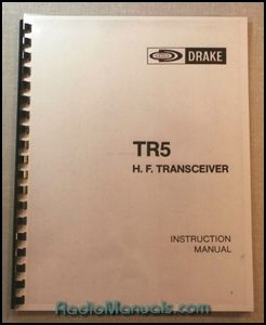 Drake TR-5 Instruction Manual